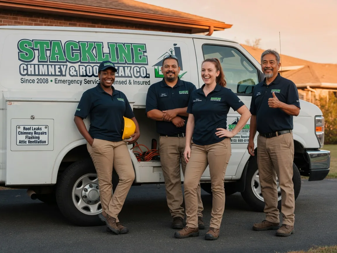 Chimney flashing repair company in Lumberton, TX